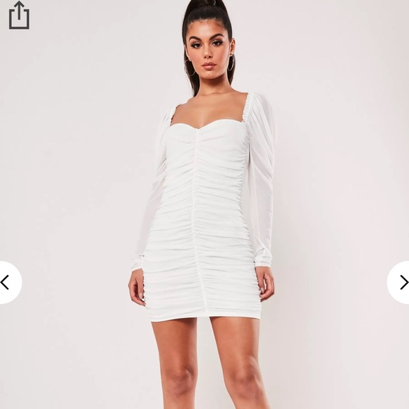 Missguided Ruched Dress - Picture 2 of 6